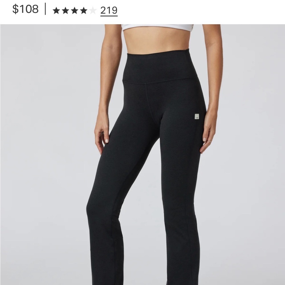 Vuori NWT Halo Black High-Waisted XS Leggings